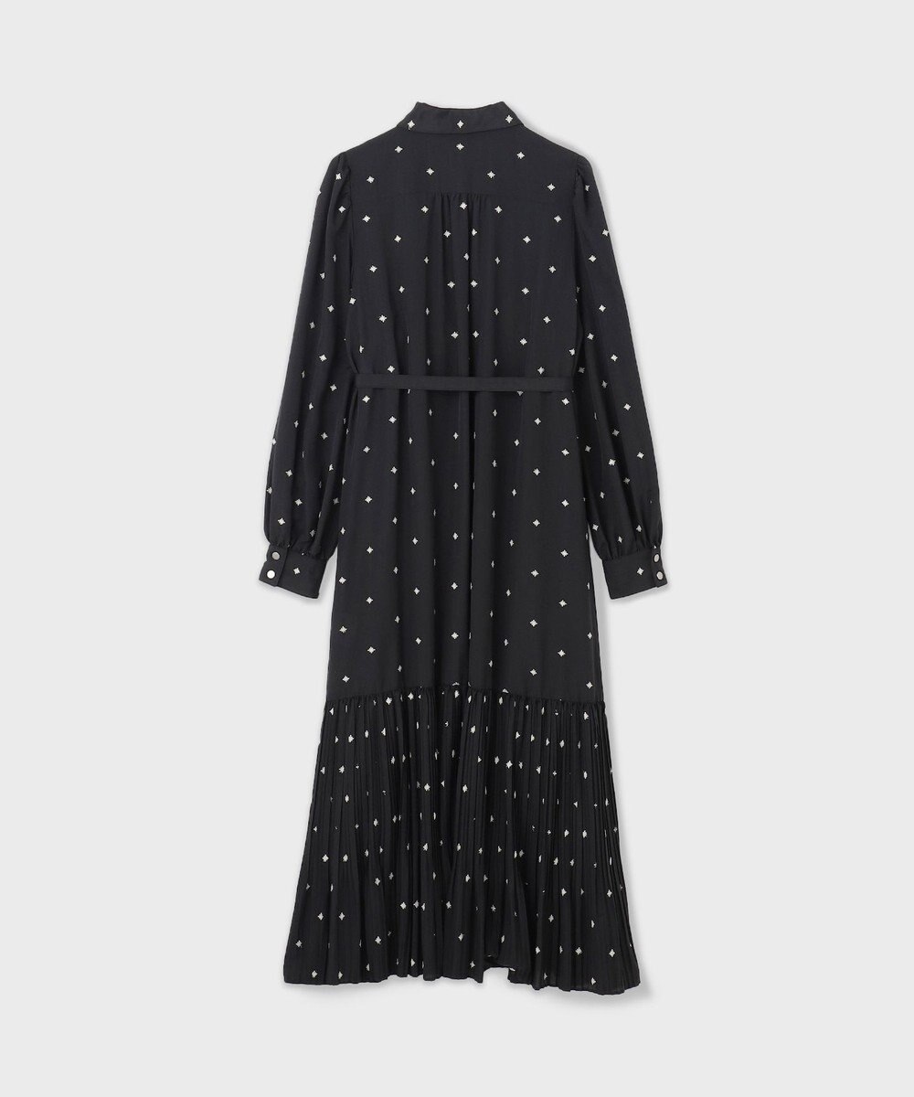 GRACE CONTINENTAL ベルト付刺繍ロングワンピース 