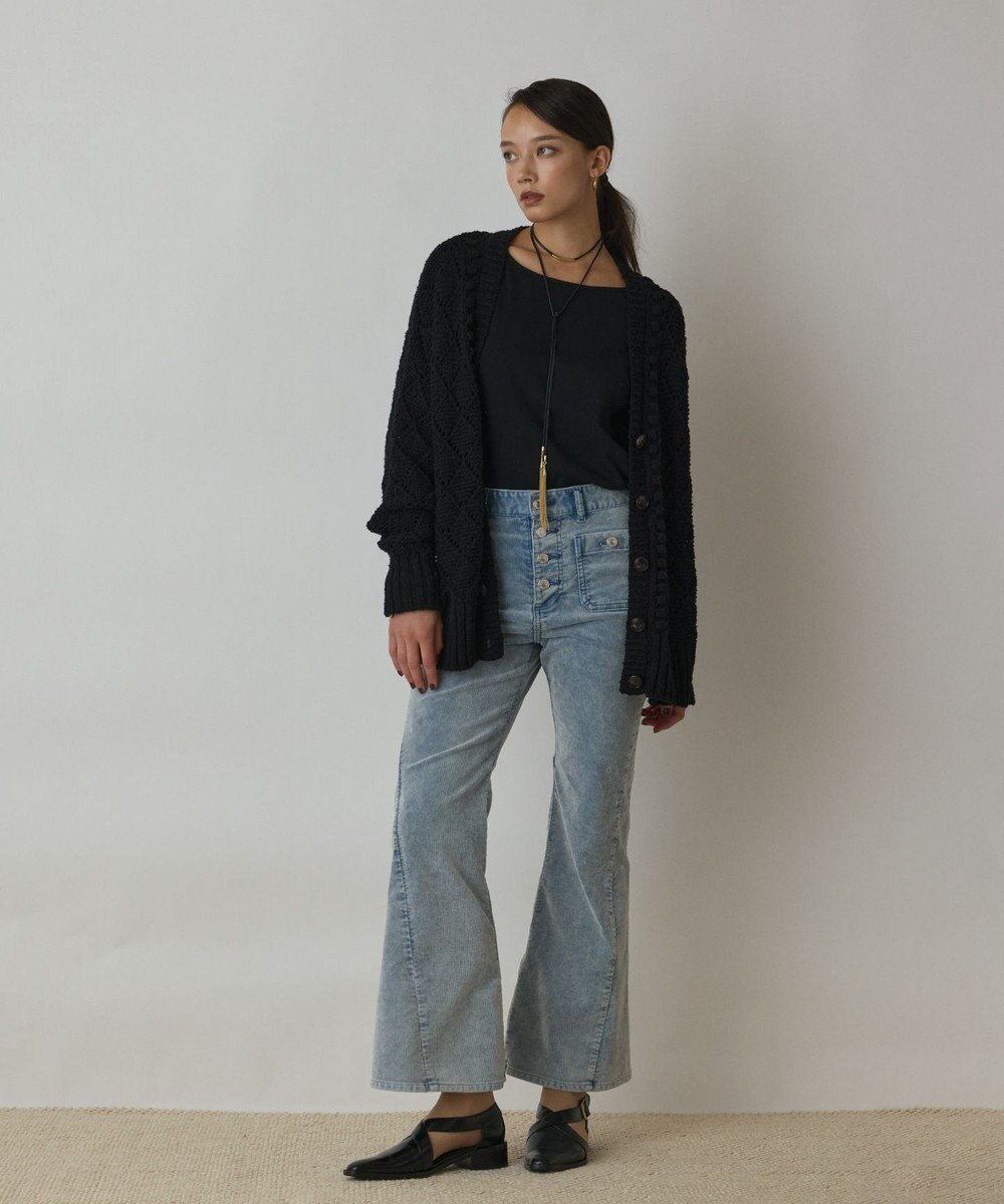 GRACE CONTINENTAL オーバーニットカーディガン 