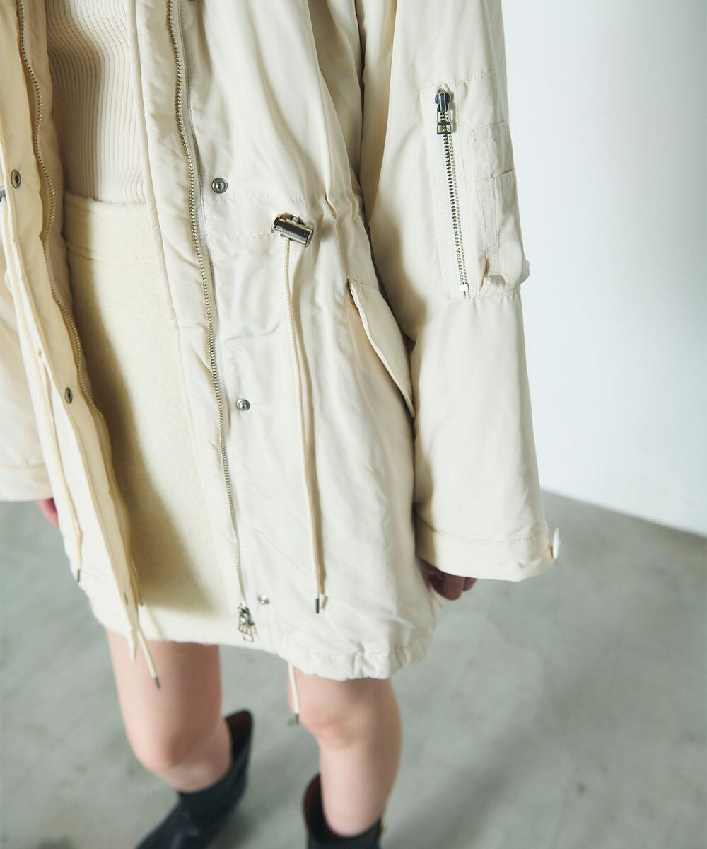 GRACE CONTINENTAL ボリュームハーフコート 