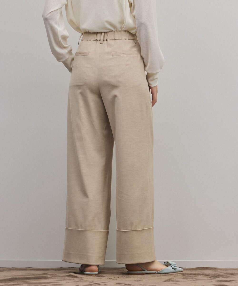 GRACE CONTINENTAL ロールアップワイドパンツ 