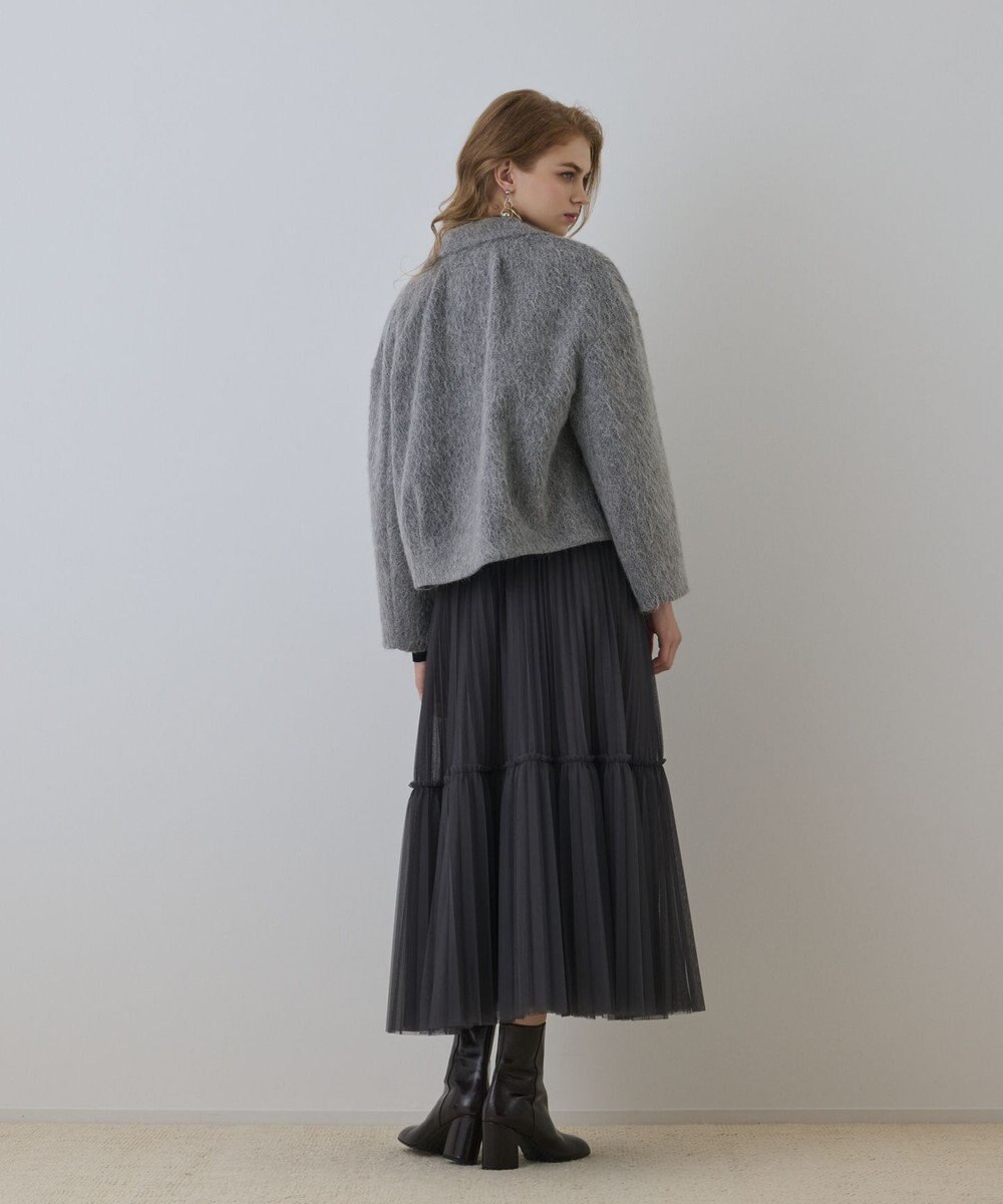 GRACE CONTINENTAL アルパカシャギージャケット 