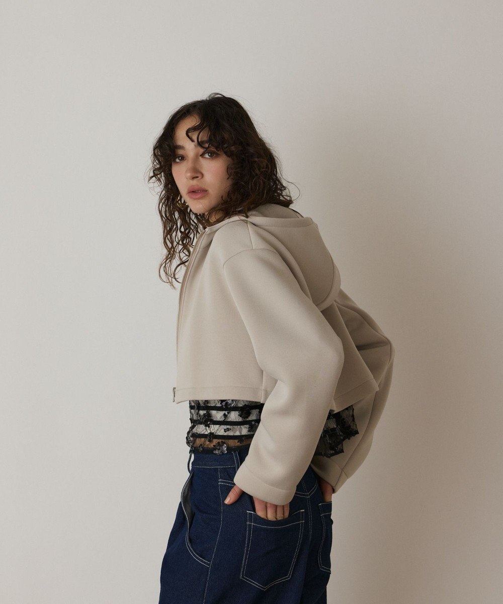 GRACE CONTINENTAL パーカーコンビトレンチ