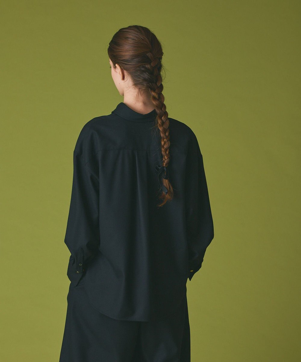 GRACE CONTINENTAL ウールミリタリーシャツ 