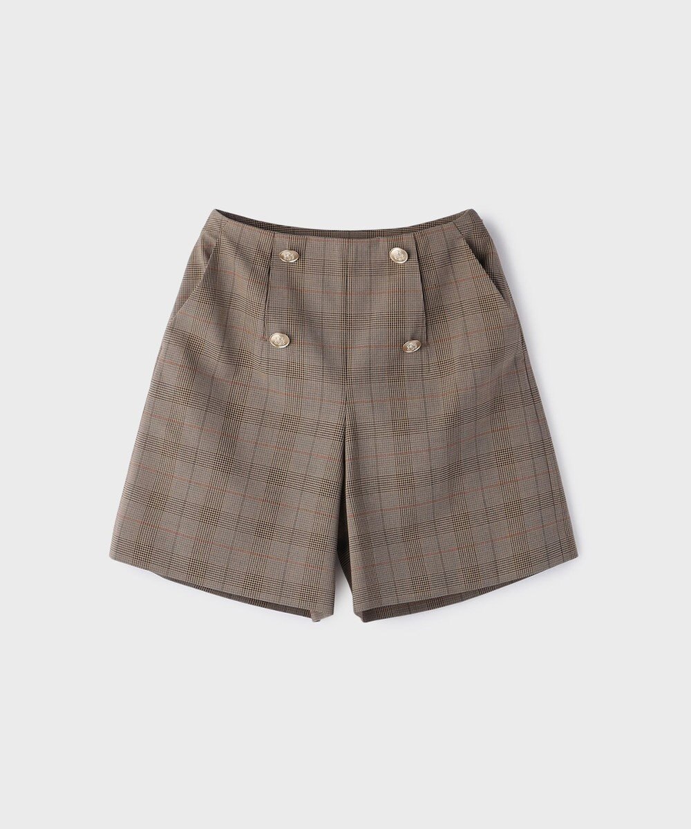 GRACE CONTINENTAL ダブルボタンショートパンツ 