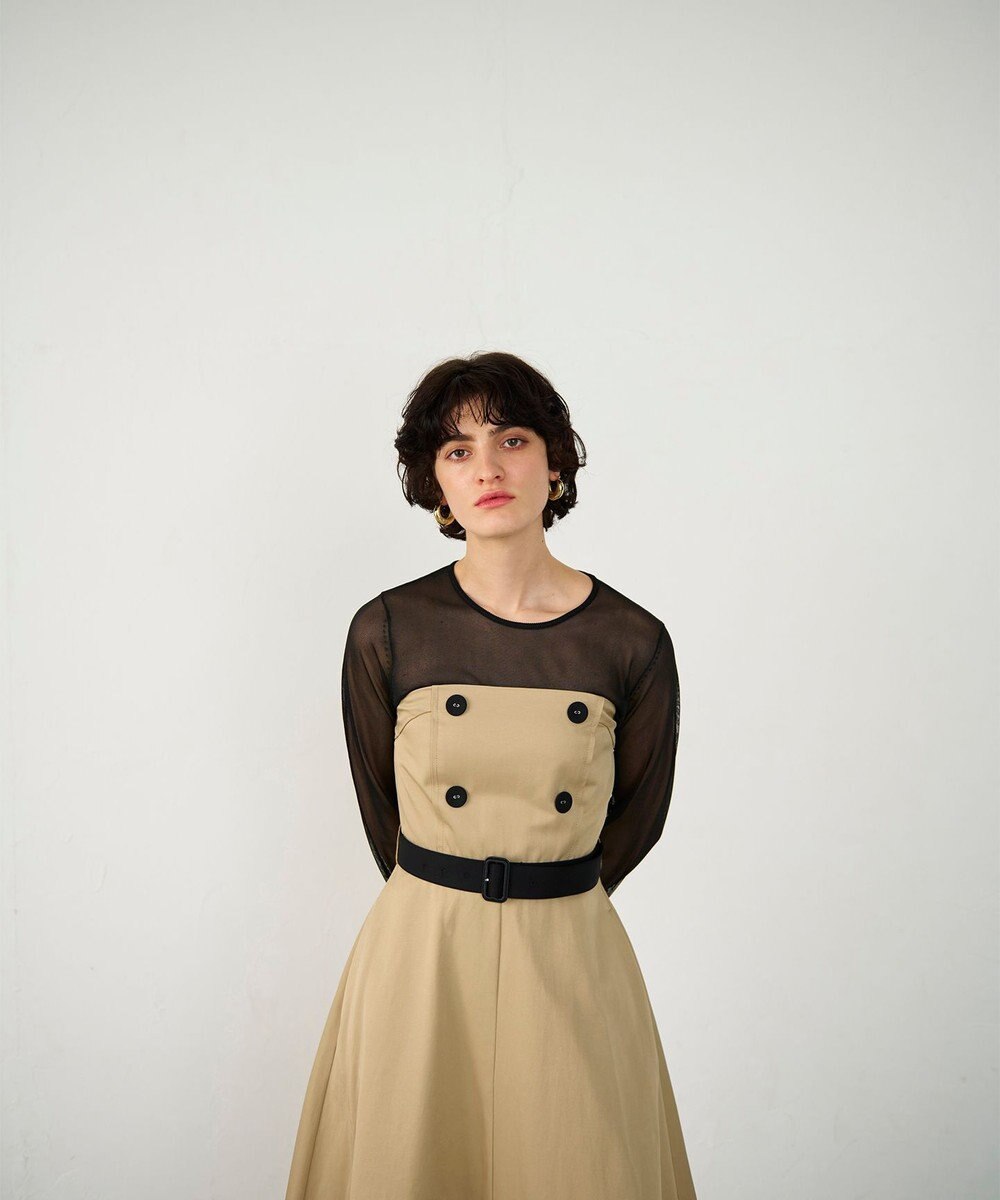 GRACE CONTINENTAL トレンチジャンパースカート 