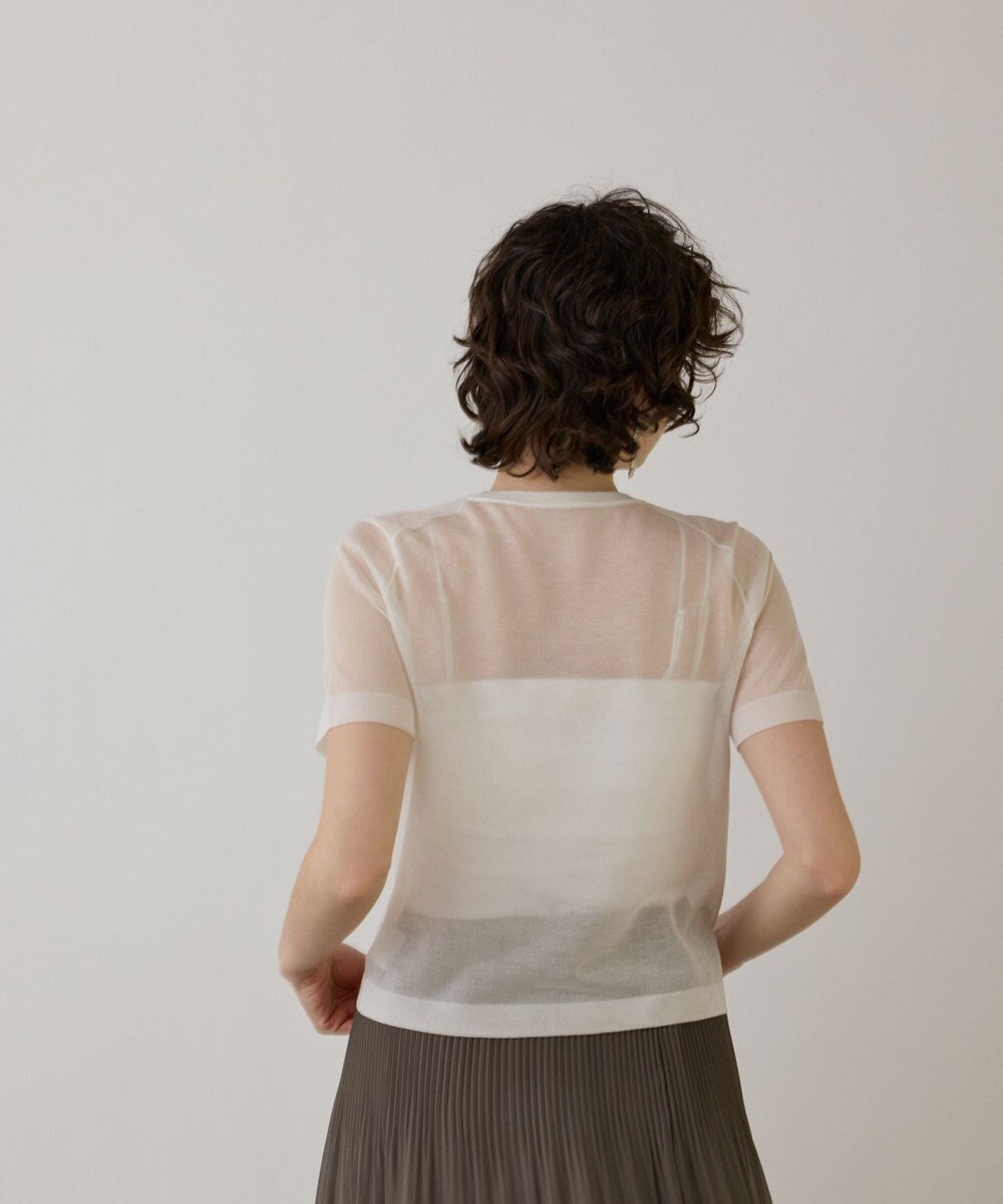 GRACE CONTINENTAL ブライトシアーニットトップ