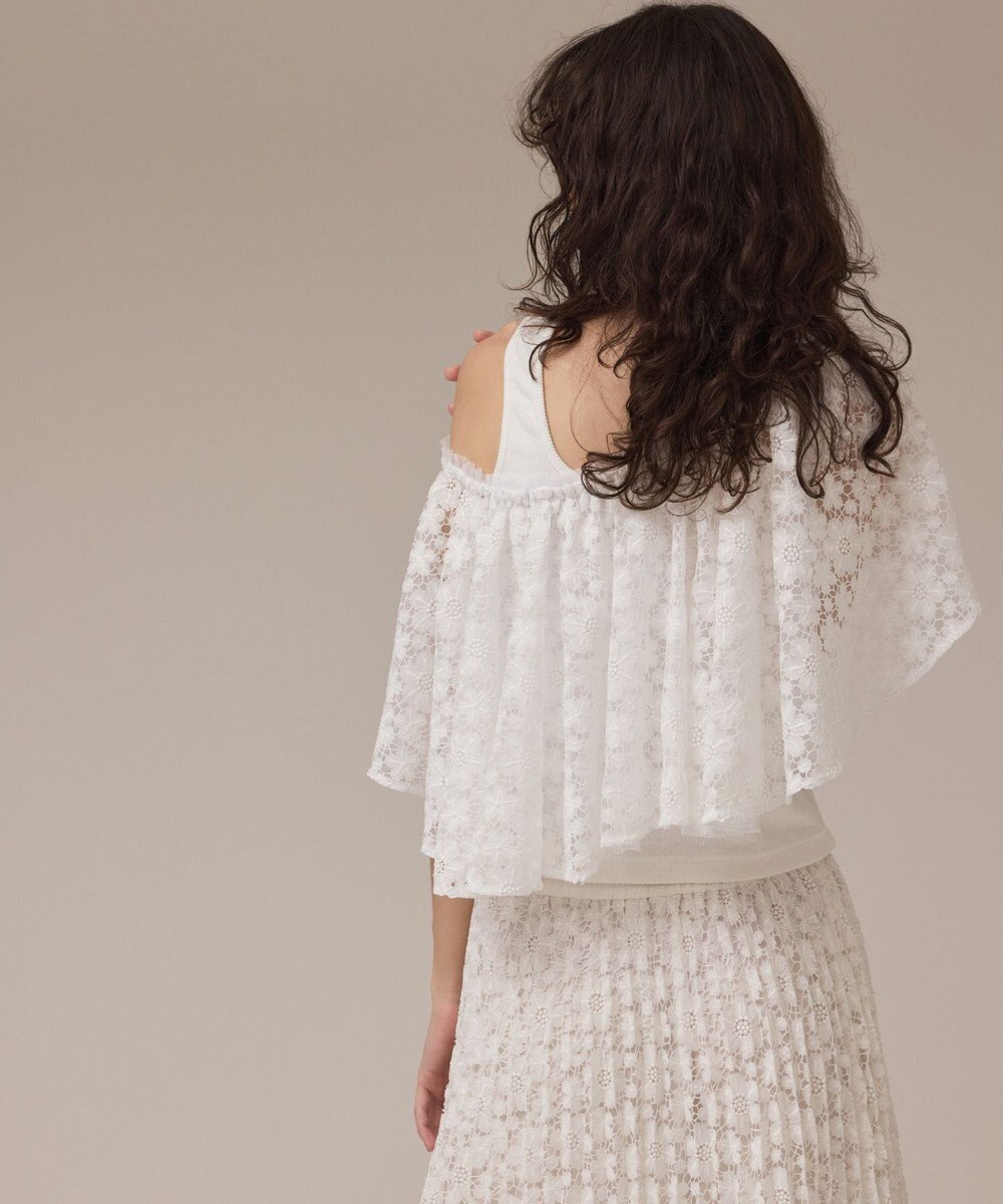 GRACE CONTINENTAL レースケープカットトップ 