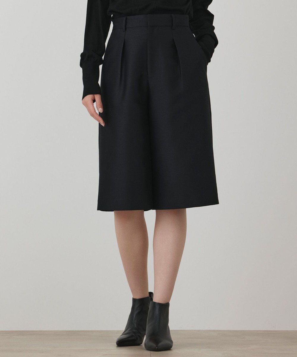 GRACE CONTINENTAL ウールシルクハーフパンツ 