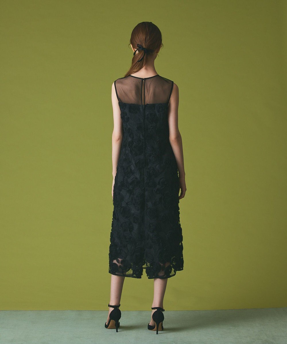 GRACE CONTINENTAL フラワーembドレス 