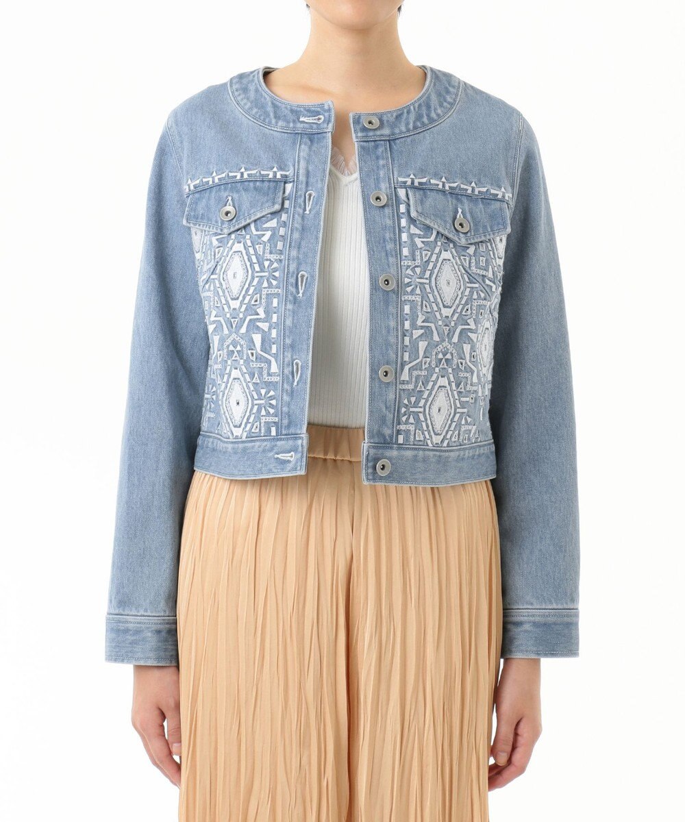 カットワークノーカラーgジャン Grace Continental Grace Continental グレースコンチネンタル 通販