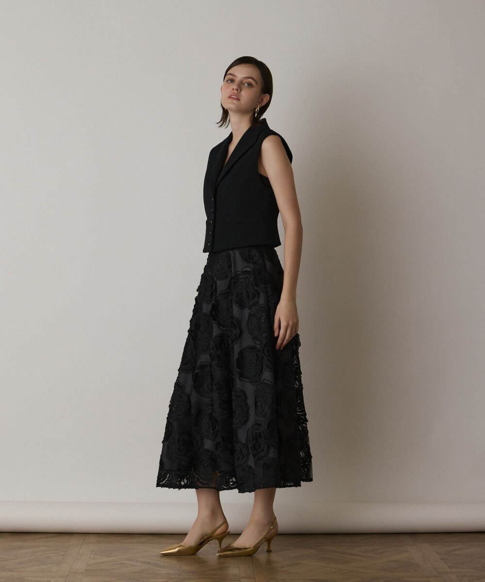 GRACE CONTINENTAL トリアセジャージジレ 