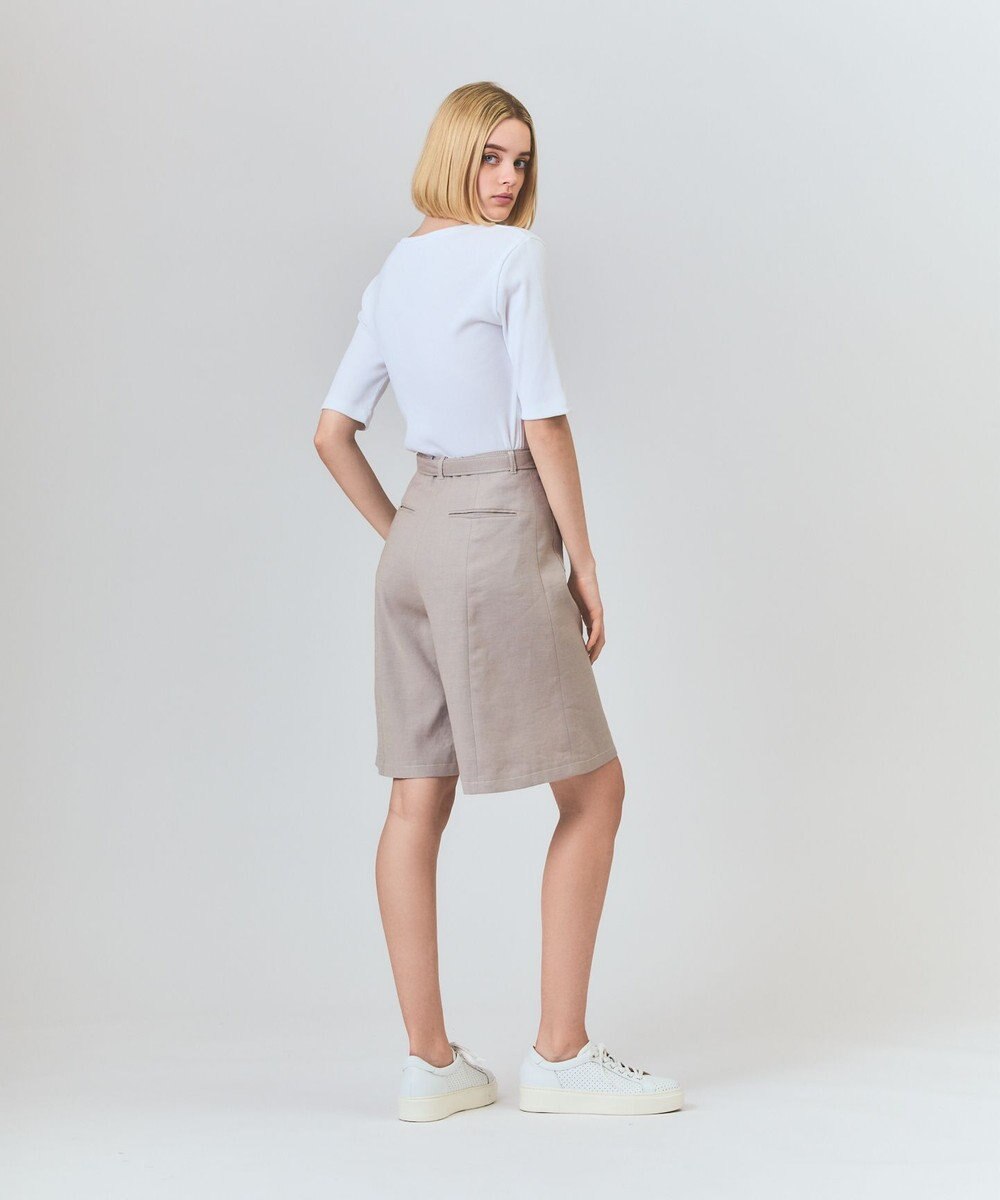 GRACE CONTINENTAL リネンデニムライクパンツ 