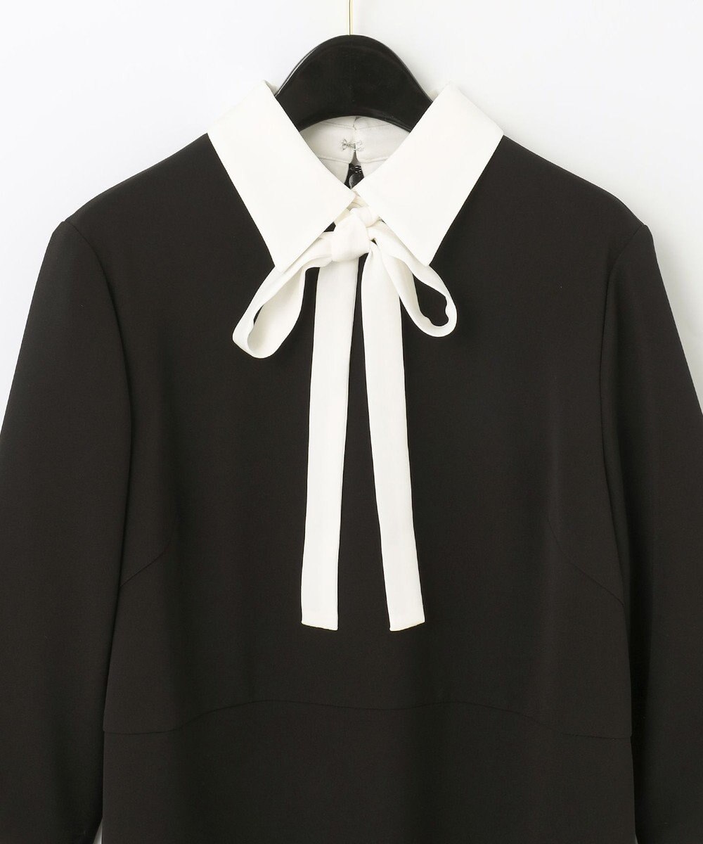 GRACE CONTINENTAL ダブルクロスドレス 