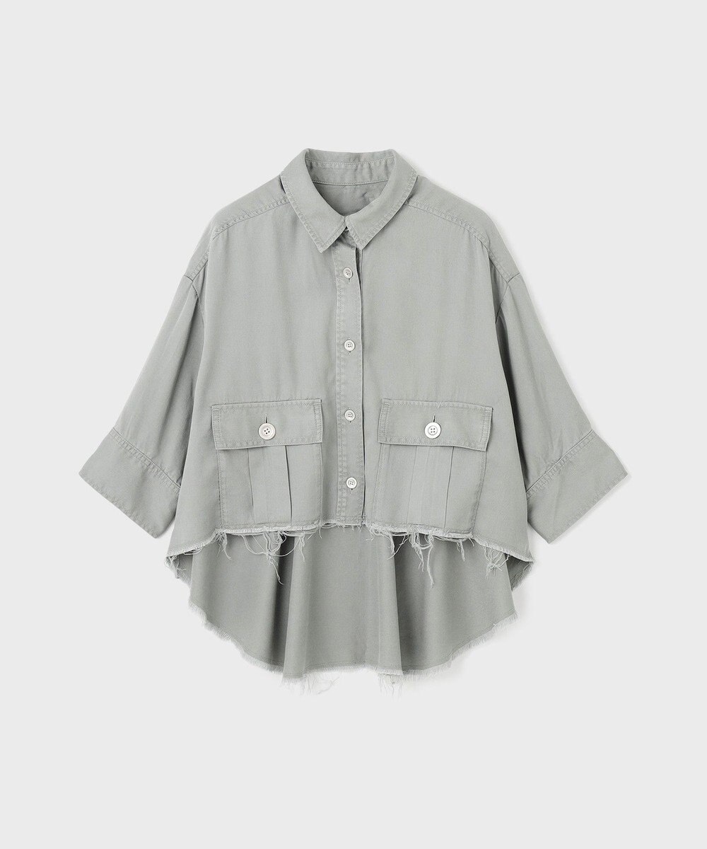 【グレースコンチネンタル】ハーフスリーブルーズシャツ ハーフスリーブルーズシャツ / GRACE CONTINENTAL | GRACE