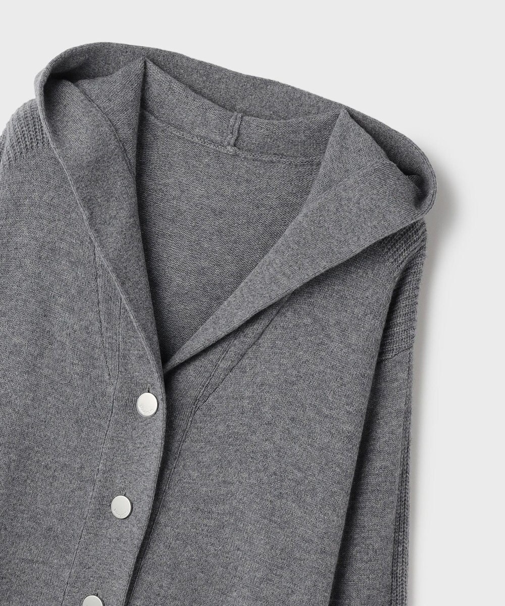 GRACE CONTINENTAL ウールフードニットカーディガン 