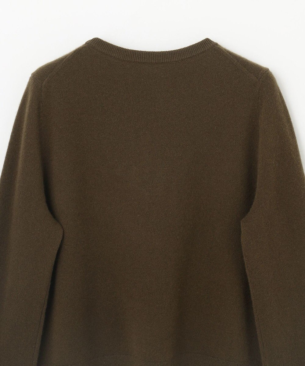 GRACE CONTINENTAL エンブレム刺繍ニットトップ