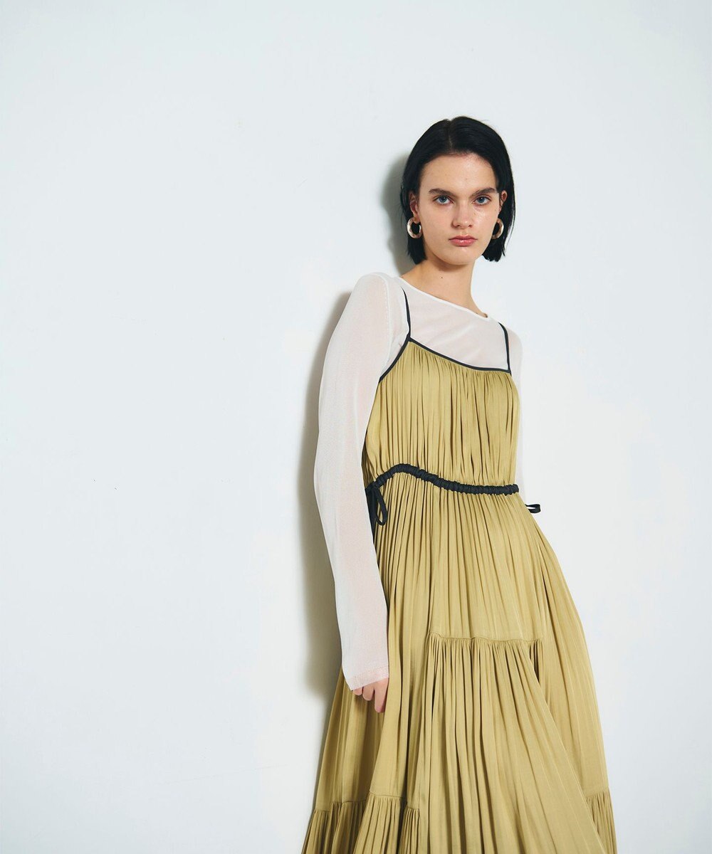 GRACE CONTINENTAL ギャザーキャミソールワンピース