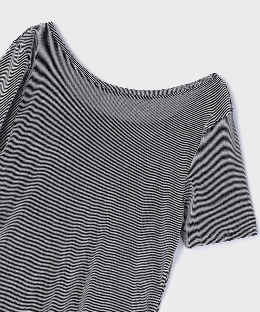 GRACE CONTINENTAL フロッキーチュールカットトップ 