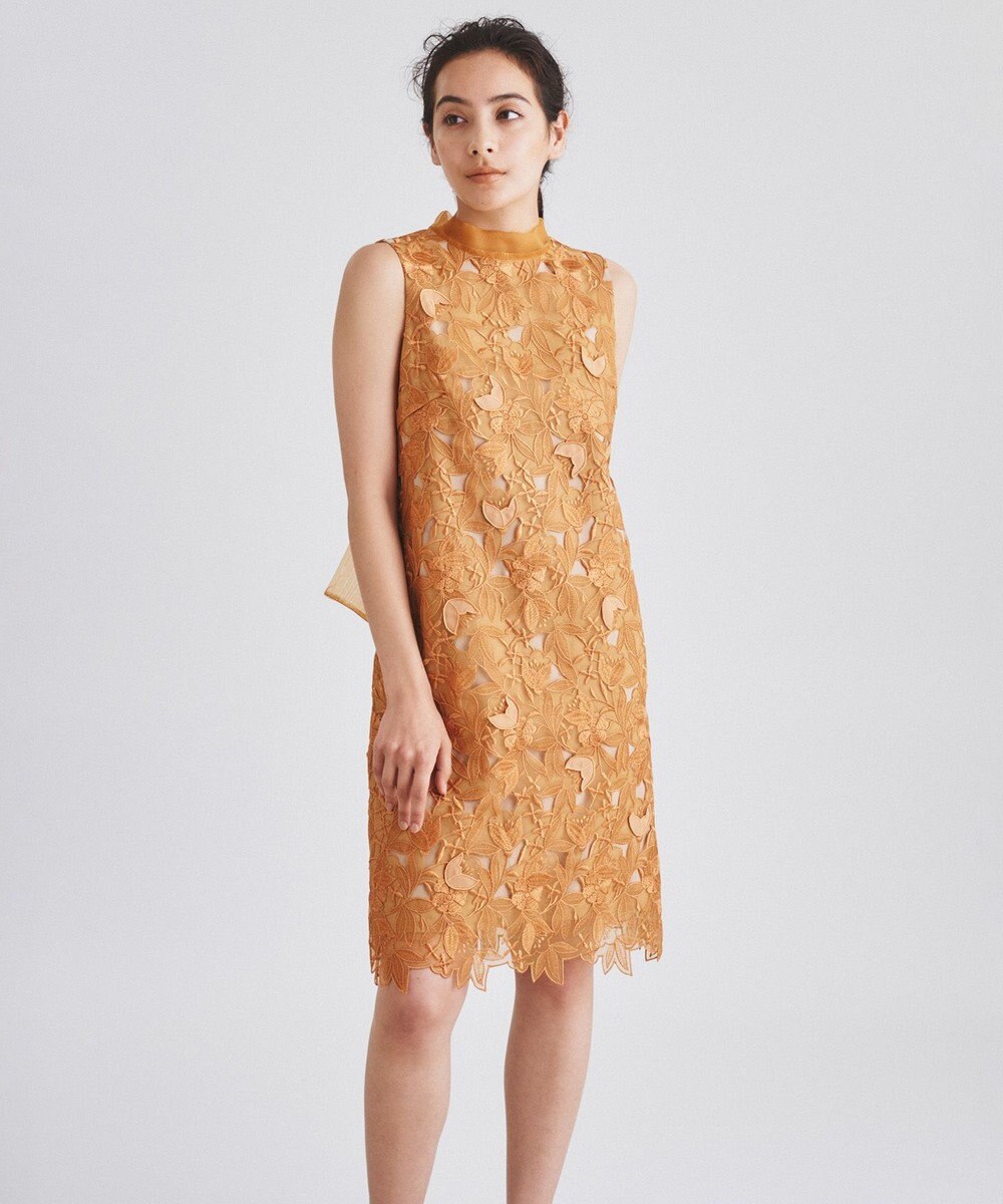 オーガンジーカットワークワンピース Grace Continental Grace Continental グレースコンチネンタル 通販 オーガンジーカットワークワンピース Grace Continental Grace Continental グレースコンチネンタル 通販