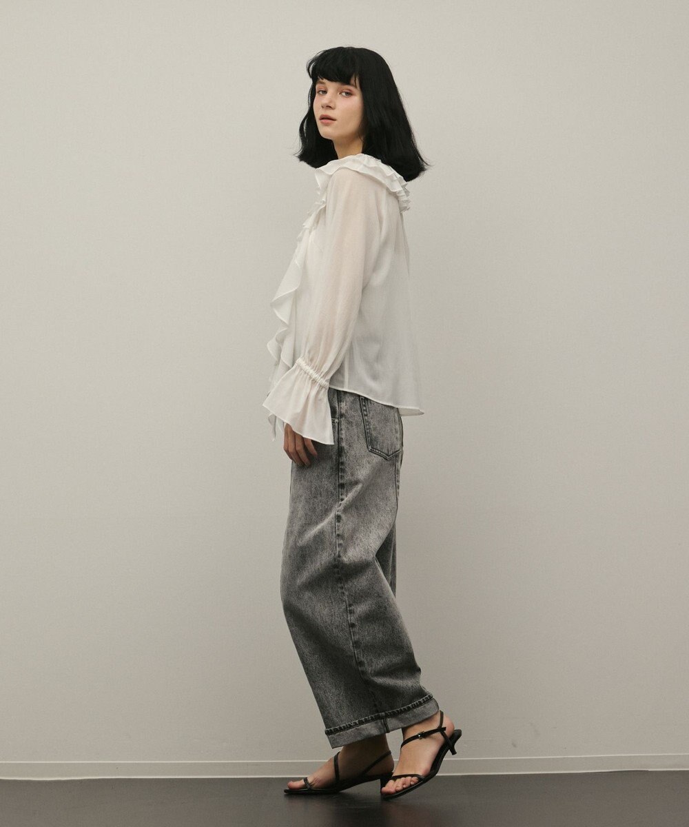 GRACE CONTINENTAL フリルブラウス 