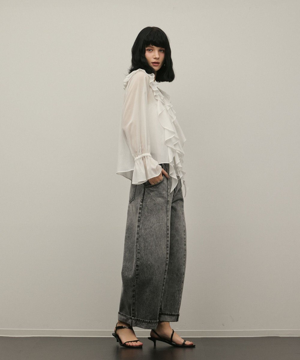 GRACE CONTINENTAL フリルブラウス 