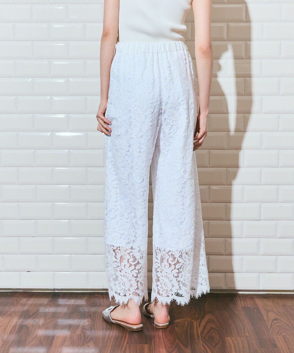 GRACE CONTINENTAL レースイージーパンツ 