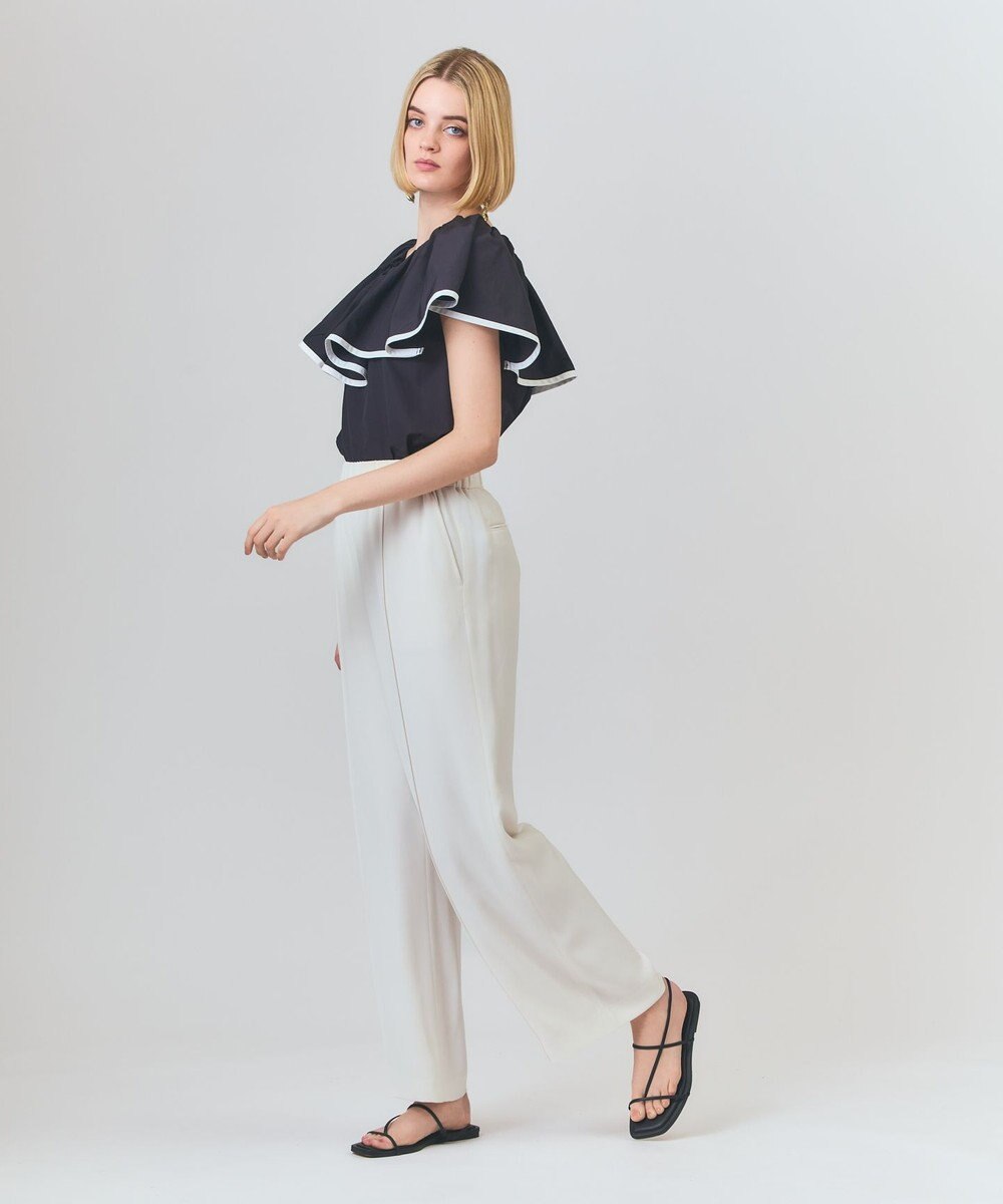 GRACE CONTINENTAL トリアセワイドイージーパンツ