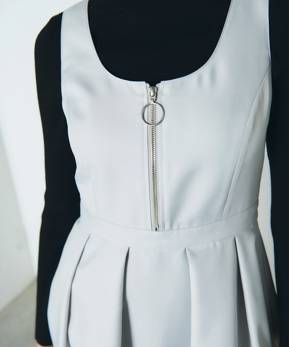 GRACE CONTINENTAL ツイルタックワンピース 