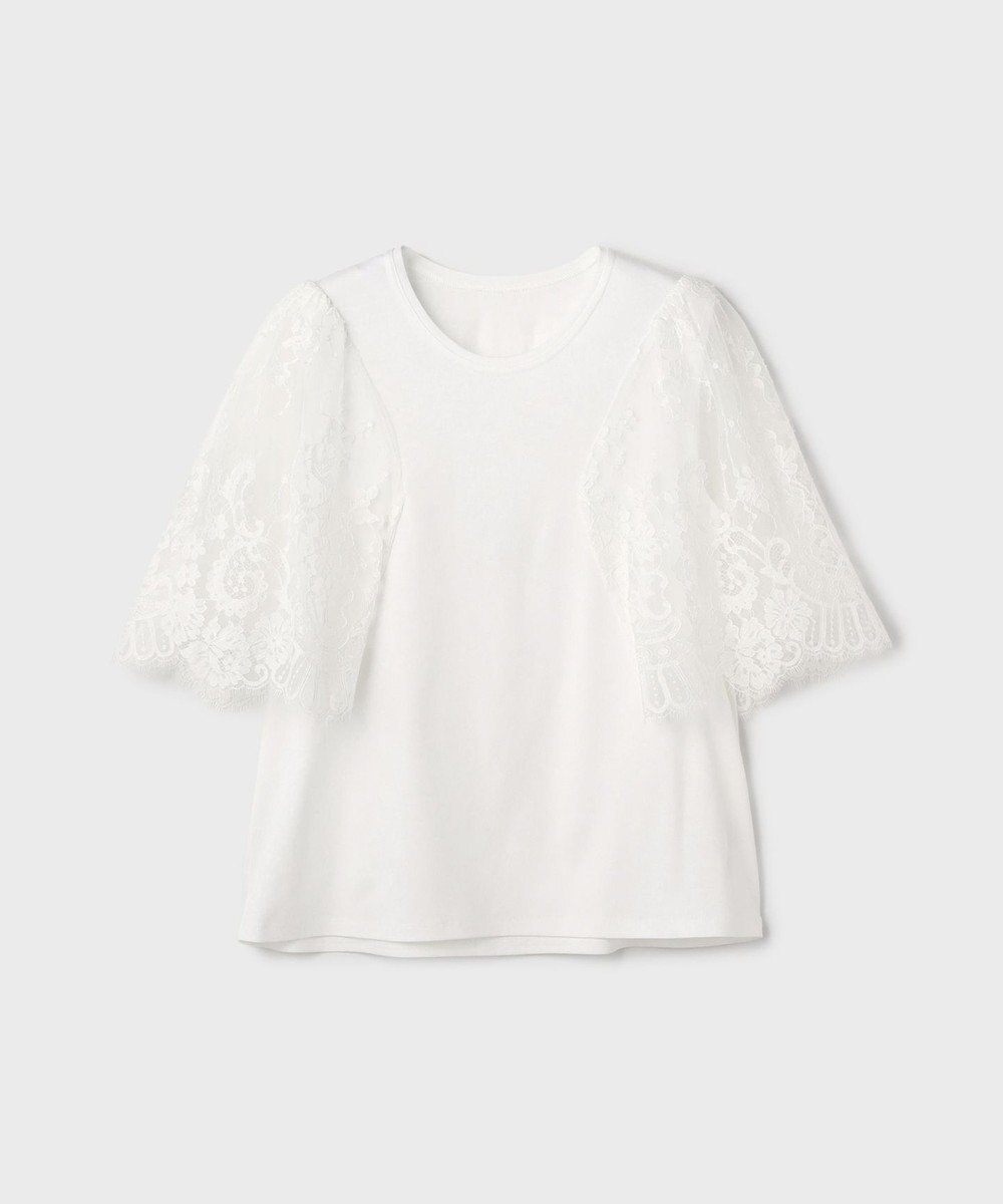 GRACE CONTINENTAL レースフレアカットトップ 