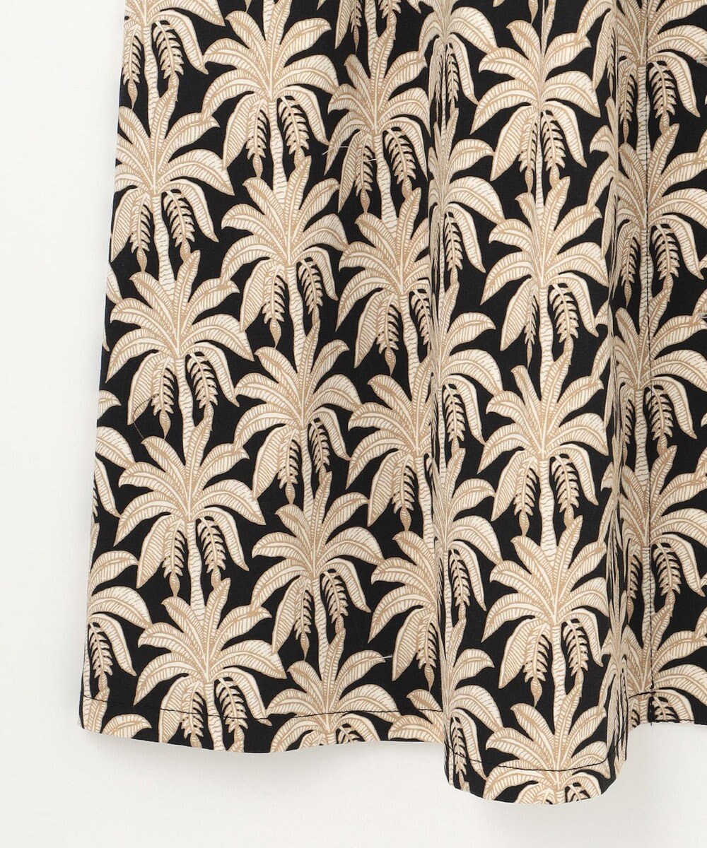 GRACE CONTINENTAL パームモチーフシャツワンピース 