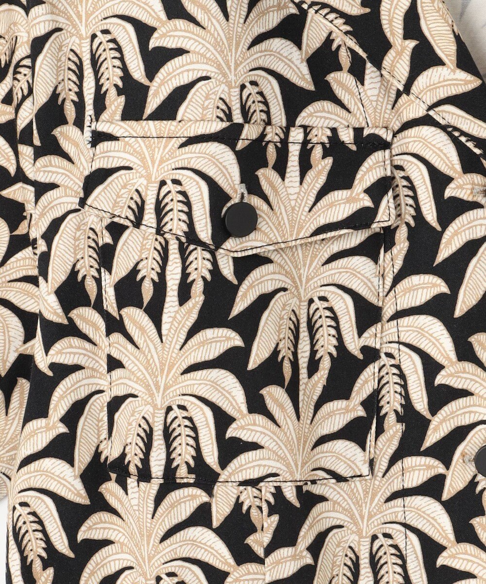 GRACE CONTINENTAL パームモチーフシャツワンピース 