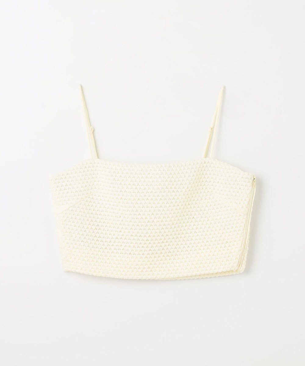 GRACE CONTINENTAL ニットライクレースビスチェ 