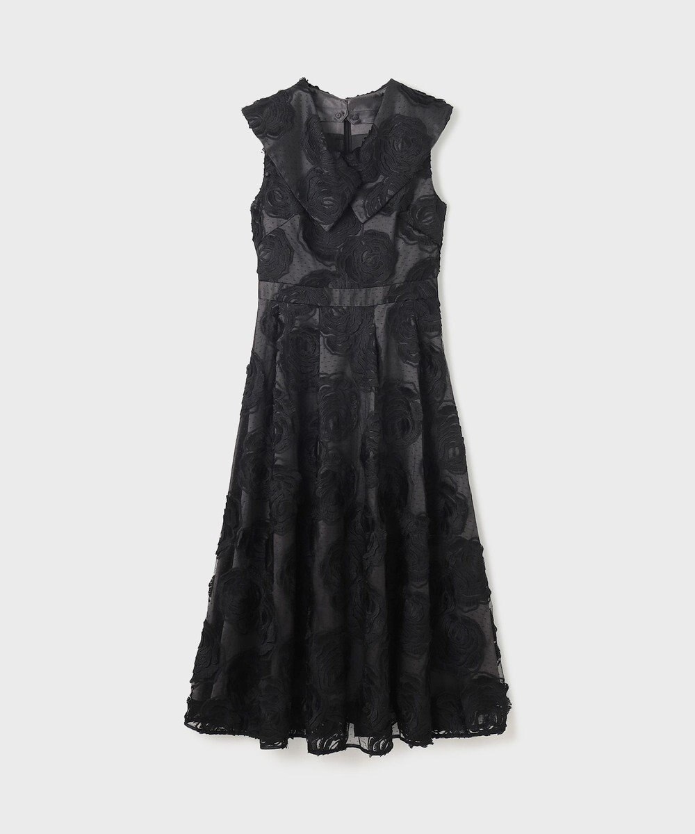 GRACE CONTINENTAL ローズ刺繍ワンピース 