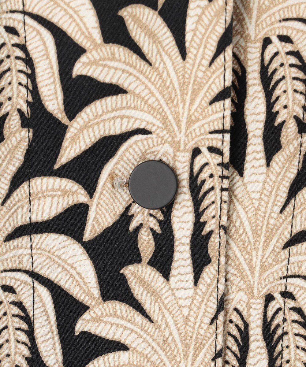 GRACE CONTINENTAL パームモチーフシャツワンピース 