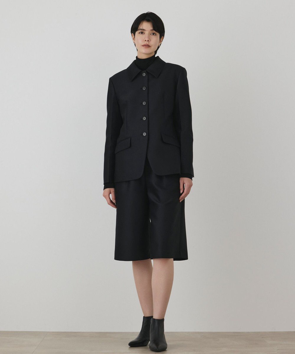 GRACE CONTINENTAL ウールシルクハーフパンツ 