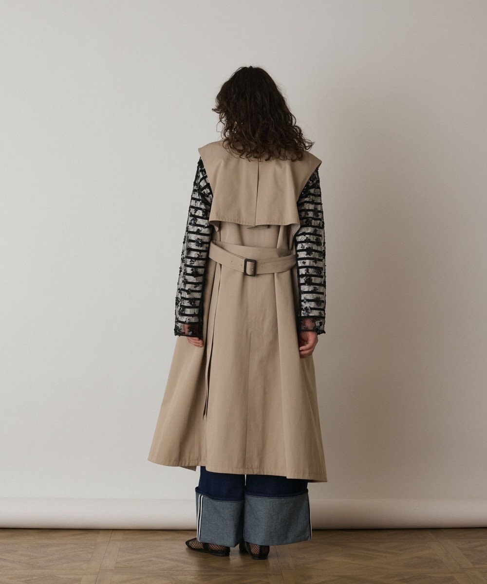 GRACE CONTINENTAL パーカーコンビトレンチ