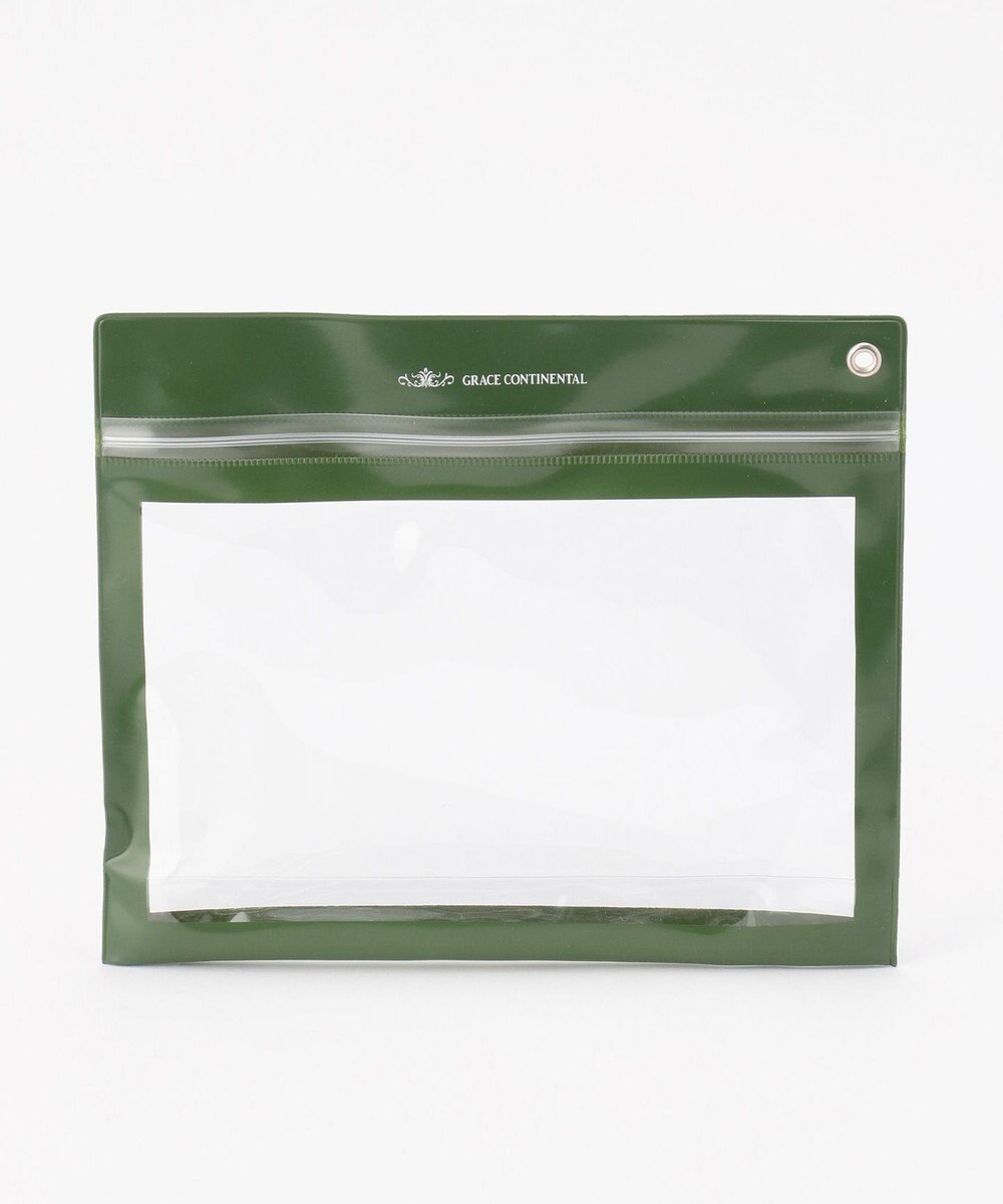 GRACE CONTINENTAL Fabricスクエアポーチ 