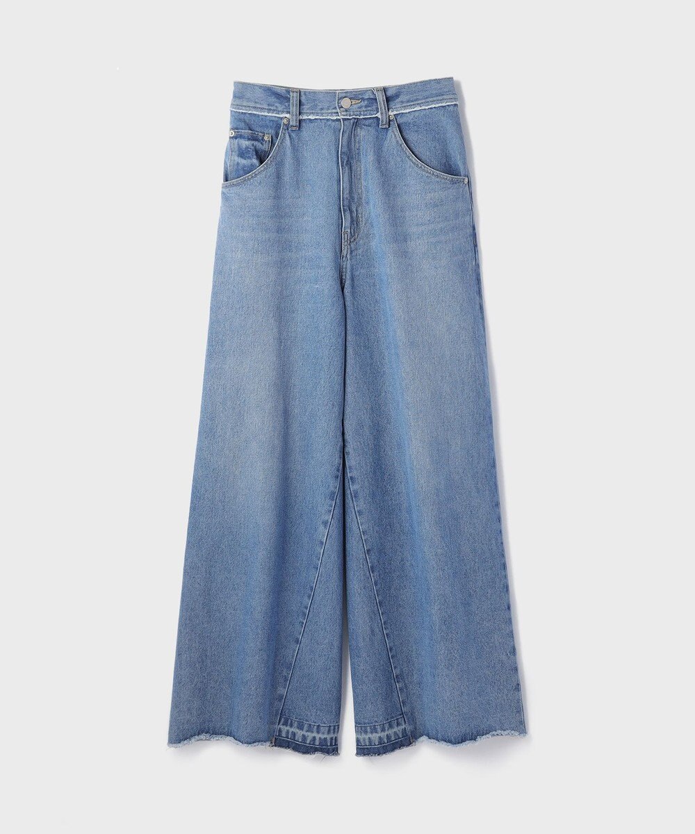 GRACE CONTINENTAL ハイウエストバギ－デニム 