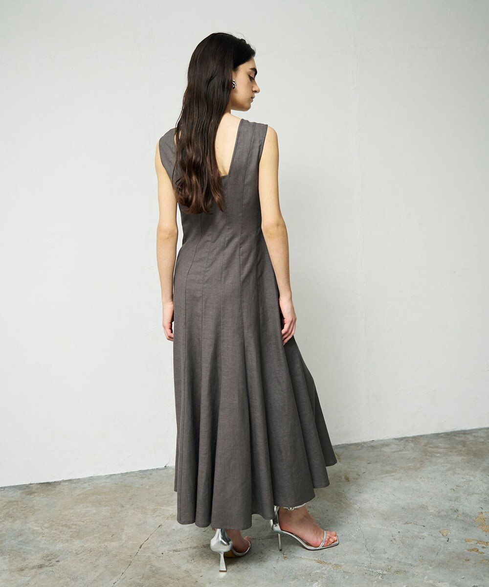 GRACE CONTINENTAL トリアセリネンフレアマキシ