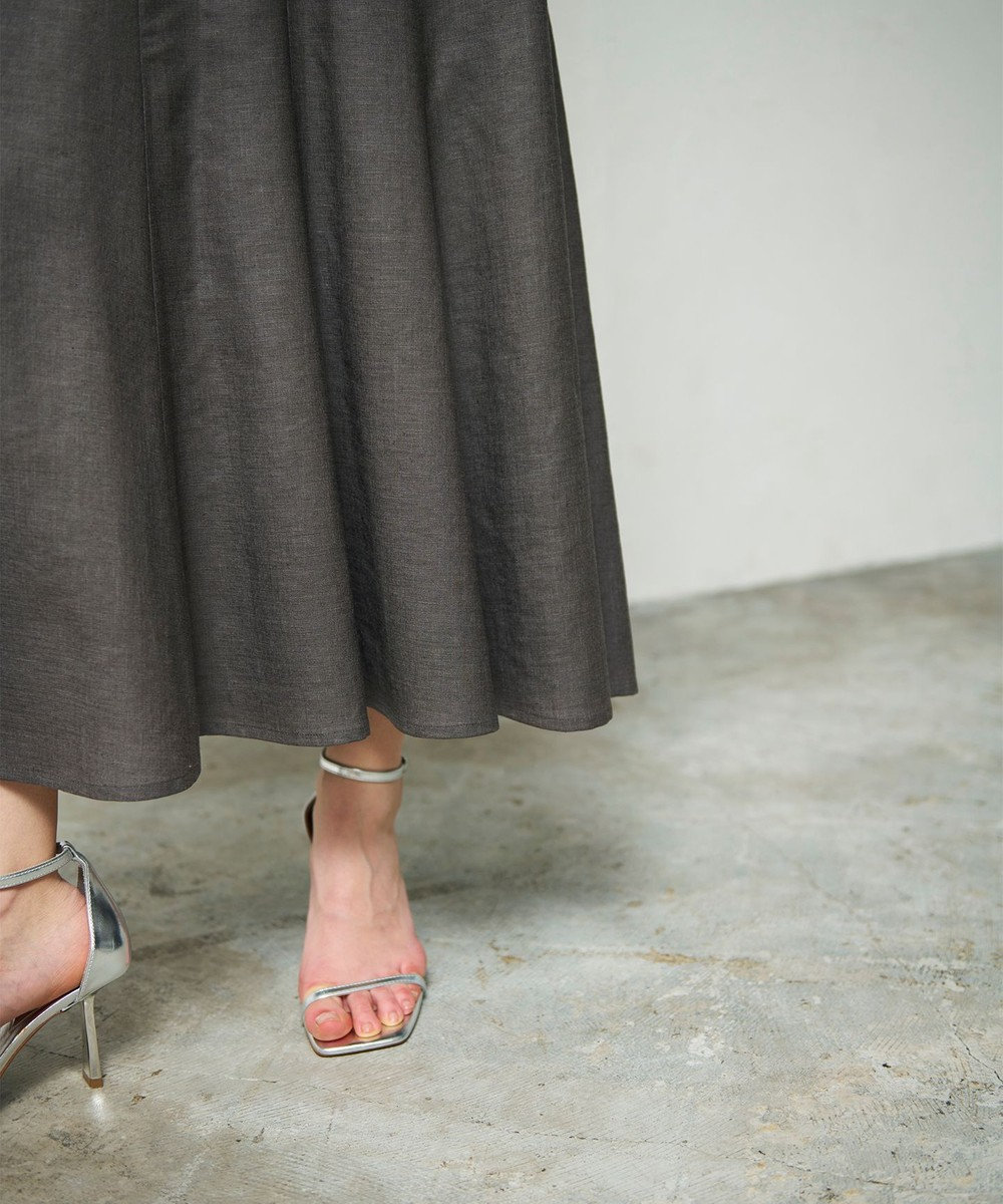 GRACE CONTINENTAL トリアセリネンフレアマキシ