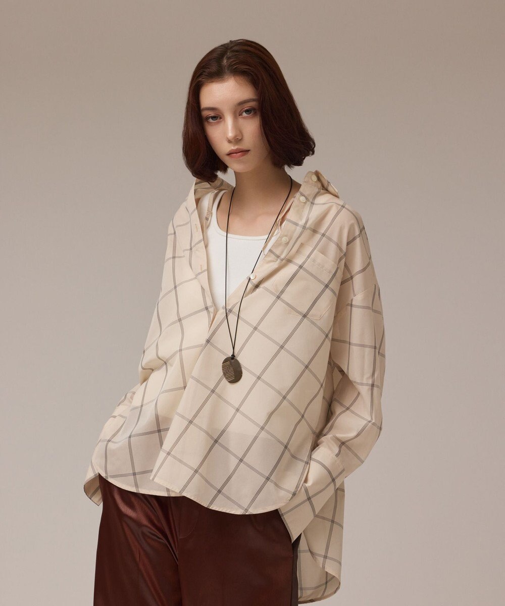 GRACE CONTINENTAL オーガン2WAYシャツ 