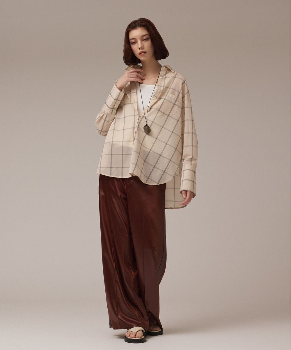 GRACE CONTINENTAL オーガン2WAYシャツ 