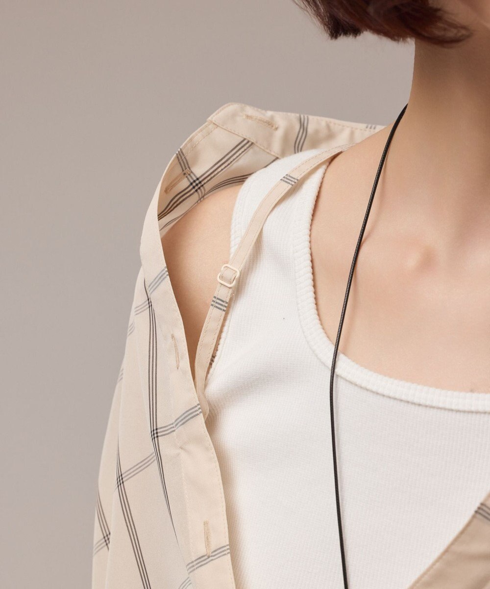 GRACE CONTINENTAL オーガン2WAYシャツ 