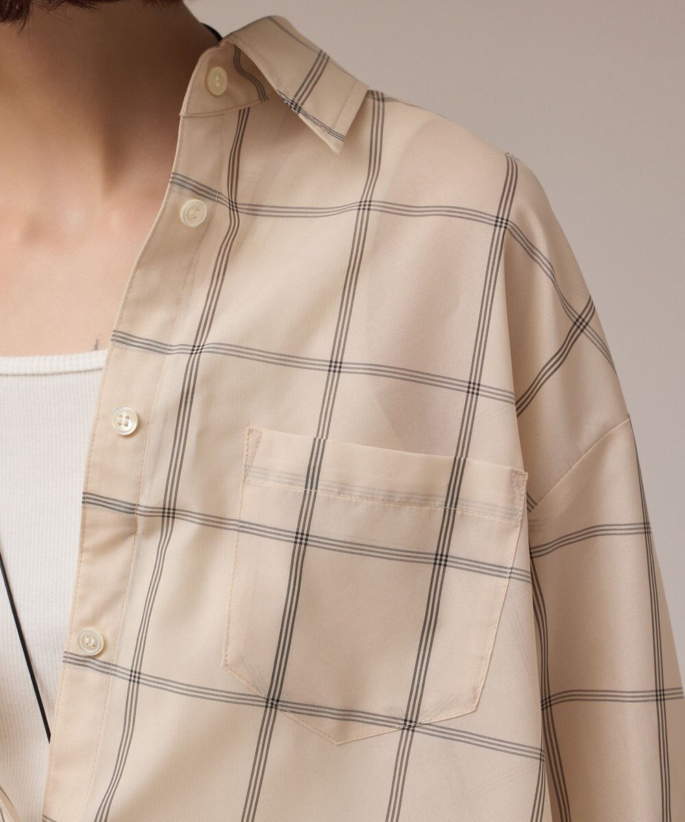 GRACE CONTINENTAL オーガン2WAYシャツ 