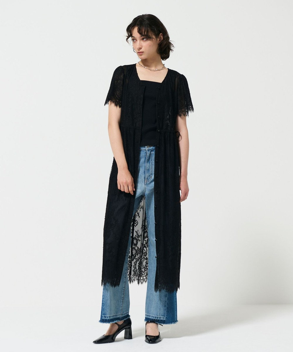 GRACE CONTINENTAL レースドロストワンピース