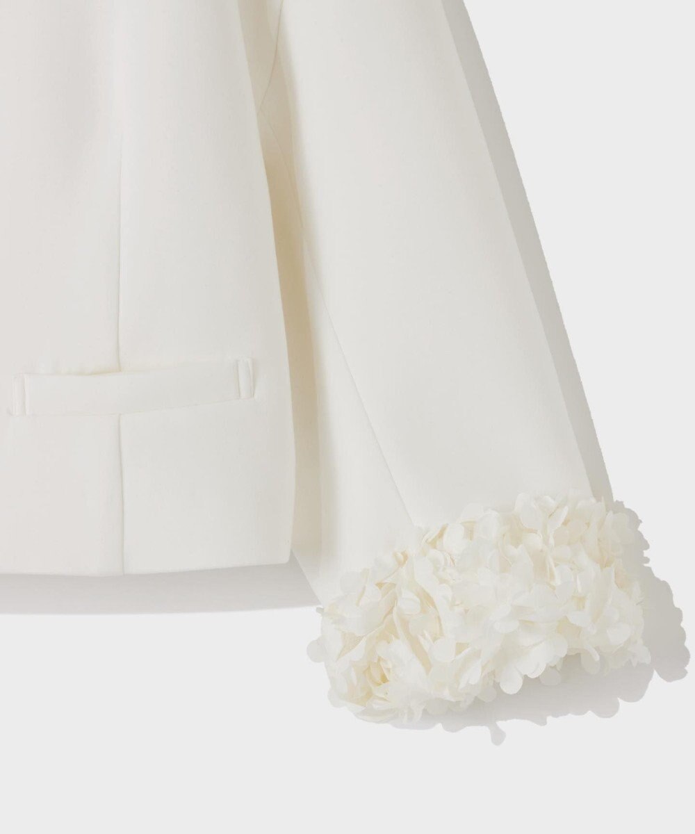 GRACE CONTINENTAL フラワーチュール切替ジャケット 