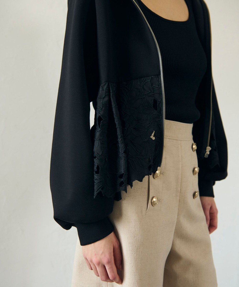 GRACE CONTINENTAL カットワークパーカー 