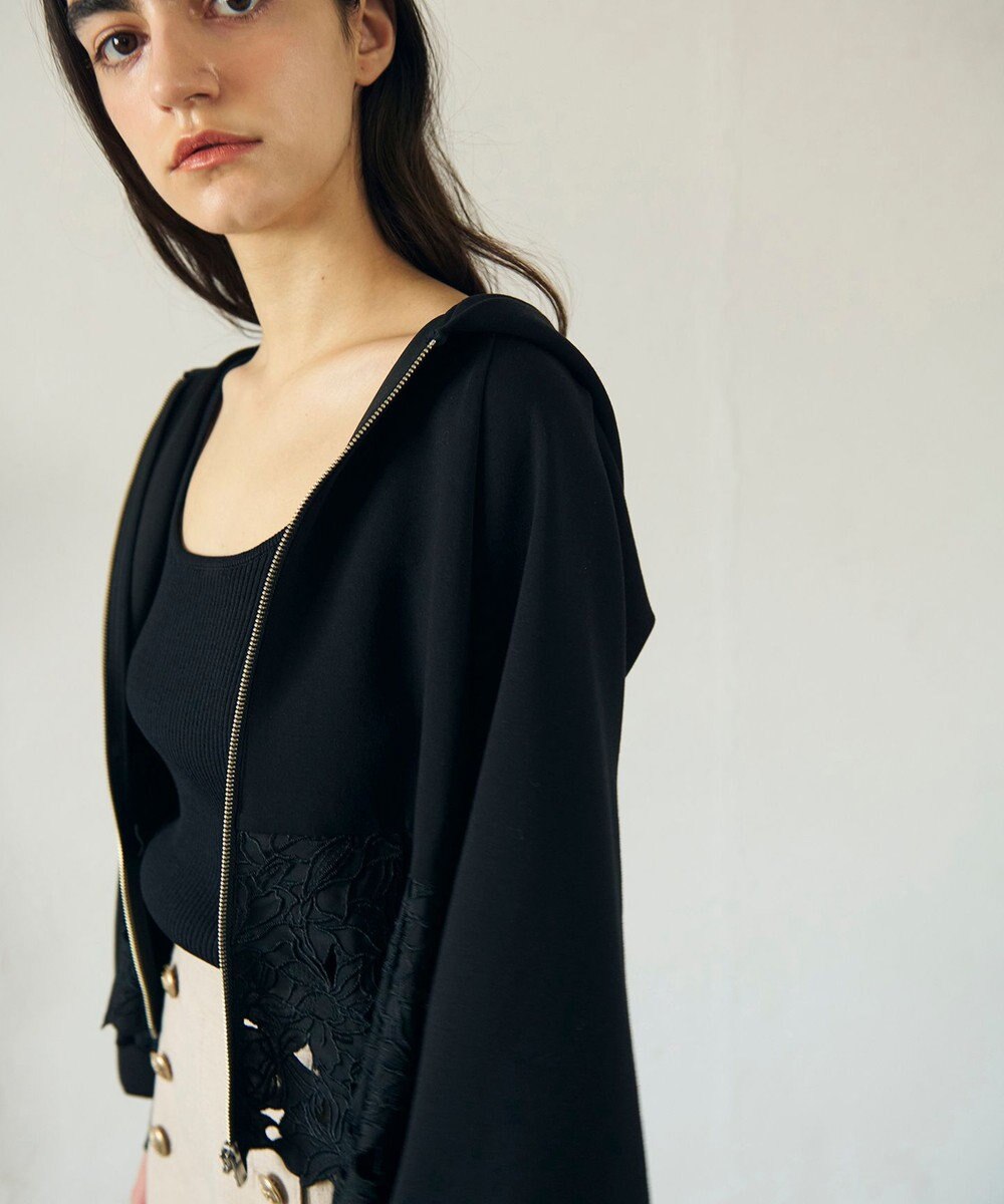 GRACE CONTINENTAL カットワークパーカー 