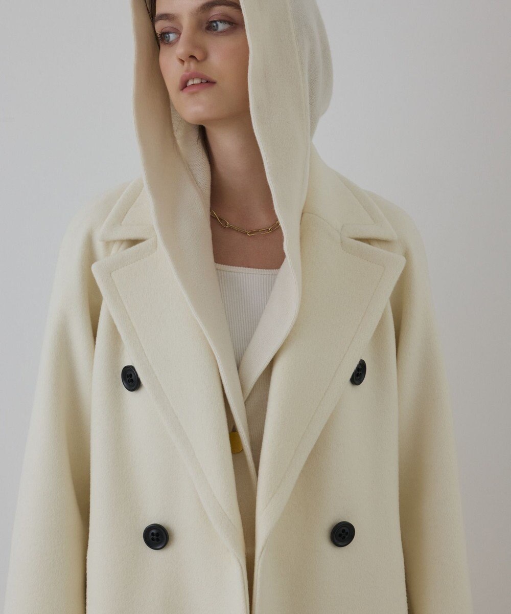 GRACE CONTINENTAL ショートビーバーロングコート 