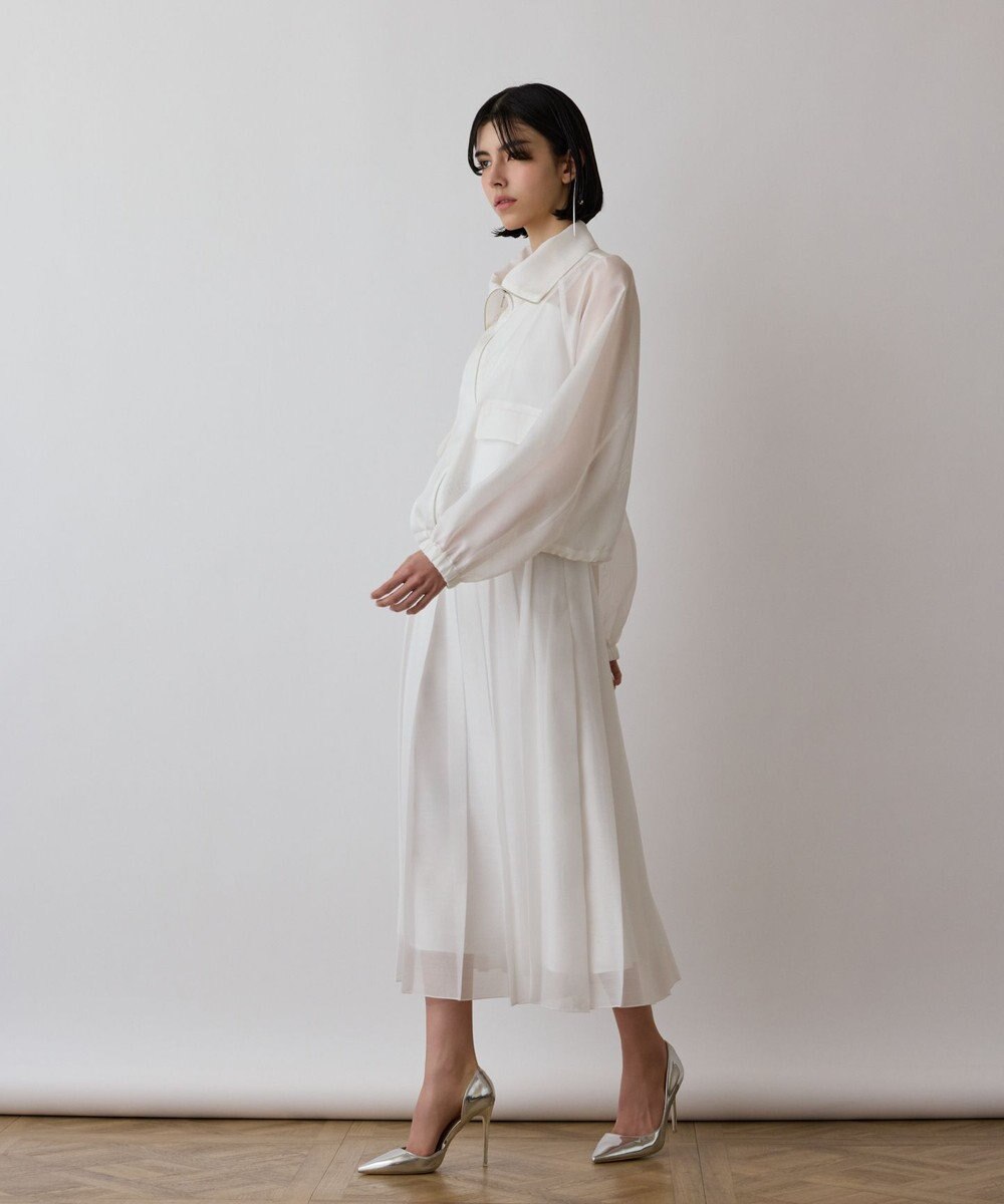 GRACE CONTINENTAL ブライトメッシュブルゾン 